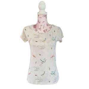 Lucky Brand Bird Print Shirt